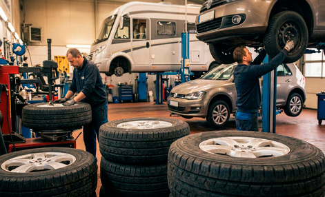Reifenservice Reisemobil service